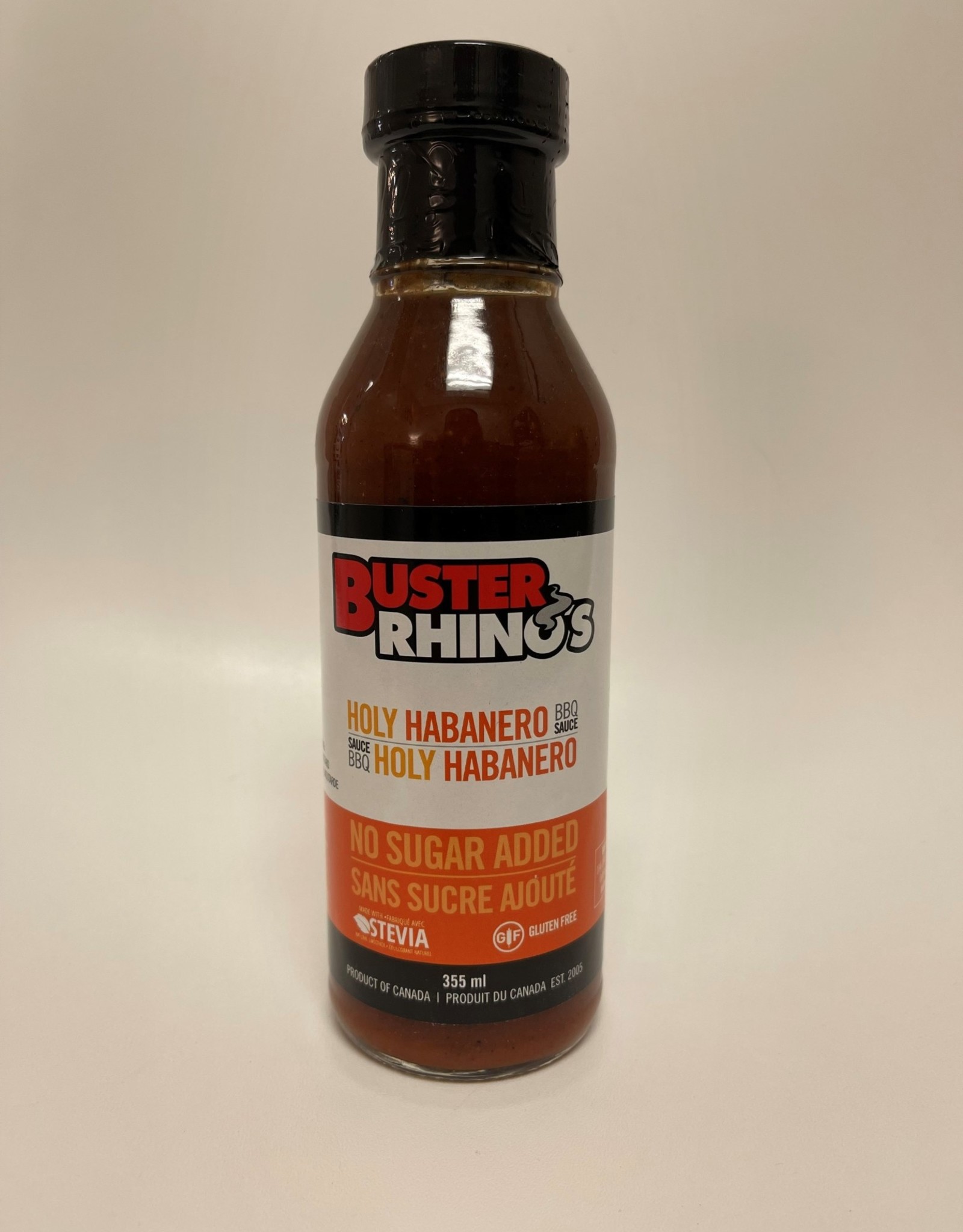 Buster Rhinos Buster Rhinos - BBQ Sauce, Holy Habanero (355ml)