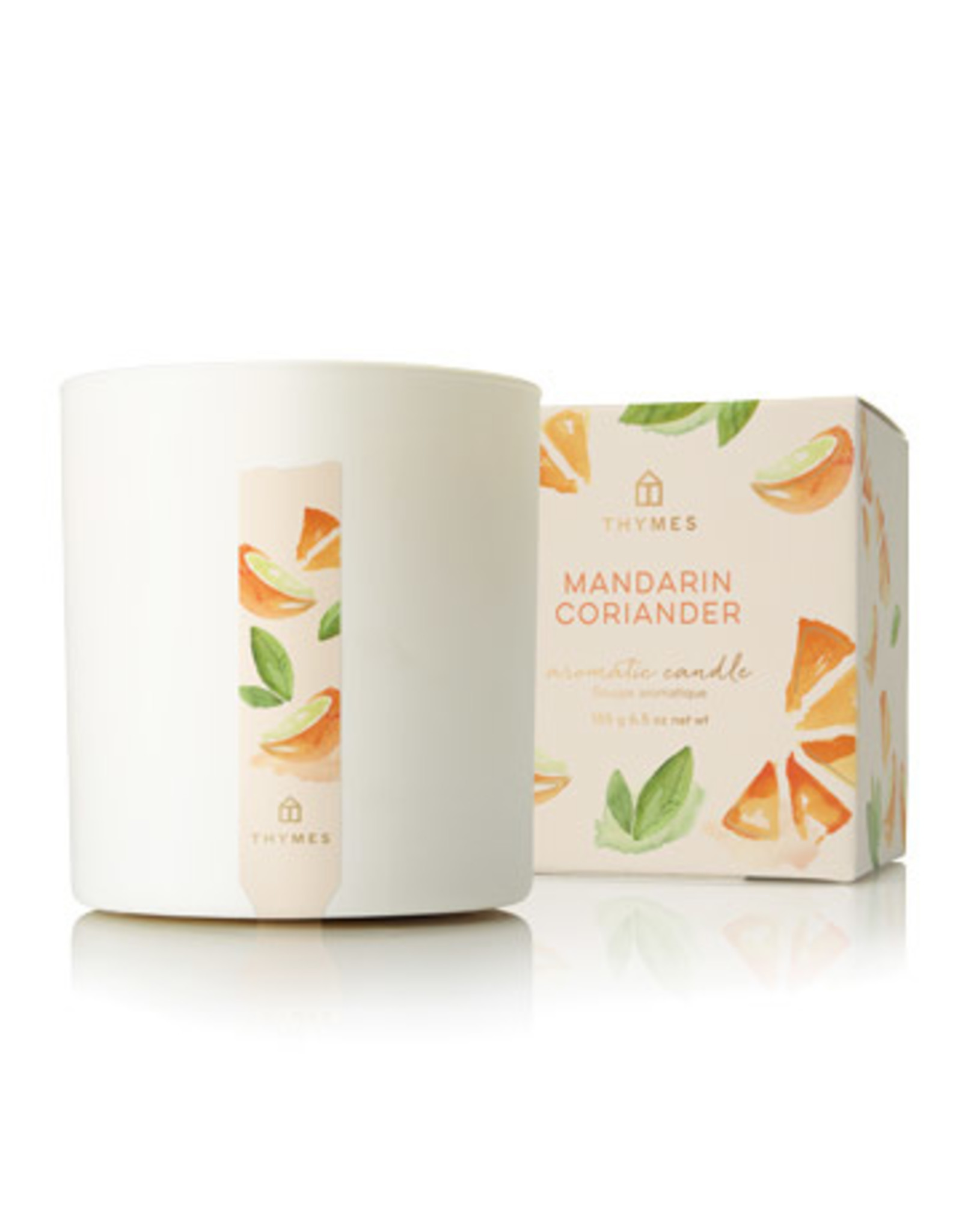 Thymes Mandarin Coriander Poured Candle 10 oz
