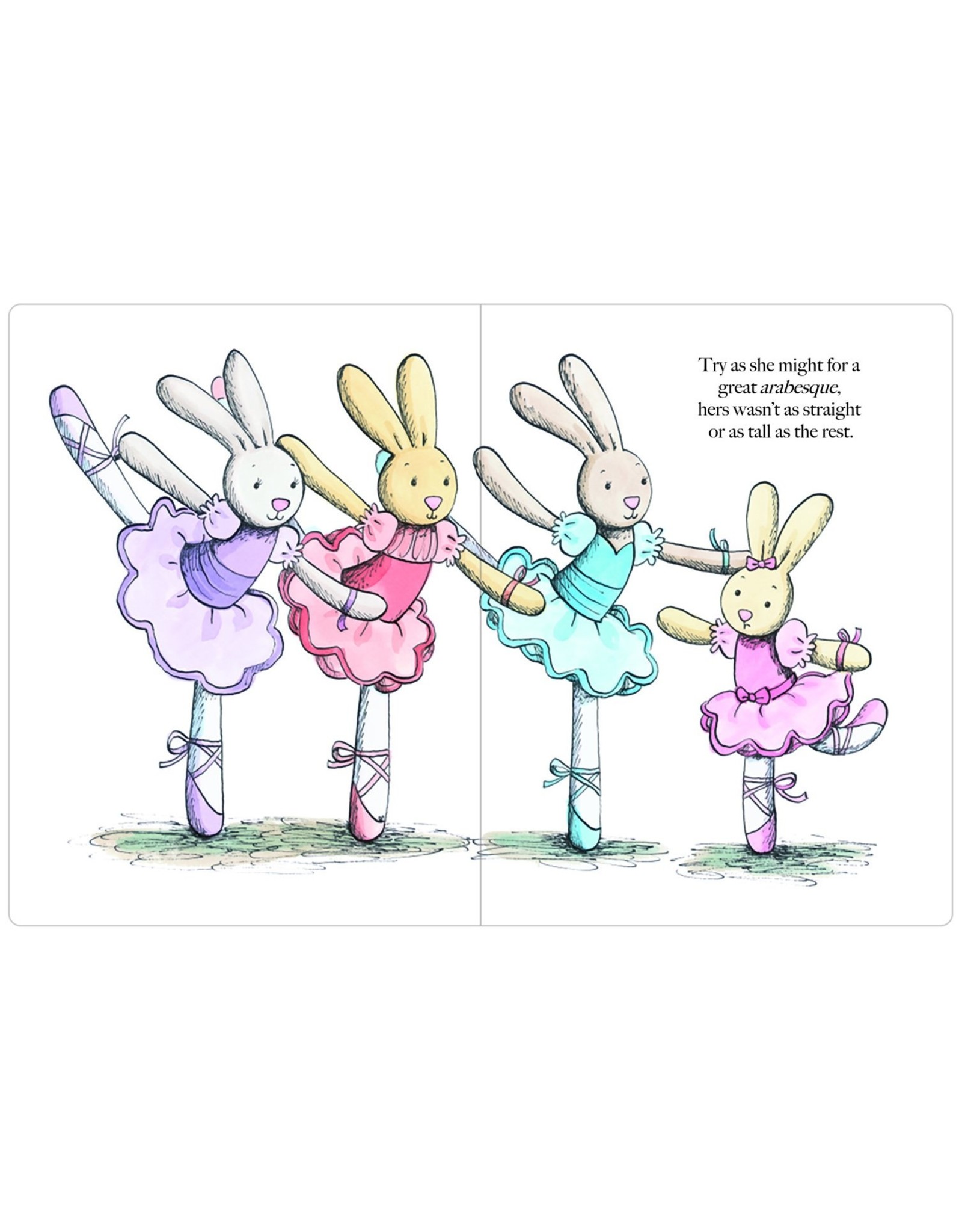 Jelly Cat Bitsy Ballerina Learns To Dance Book