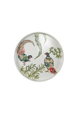 Vietri Fauna Pheasants Handled Round Tray