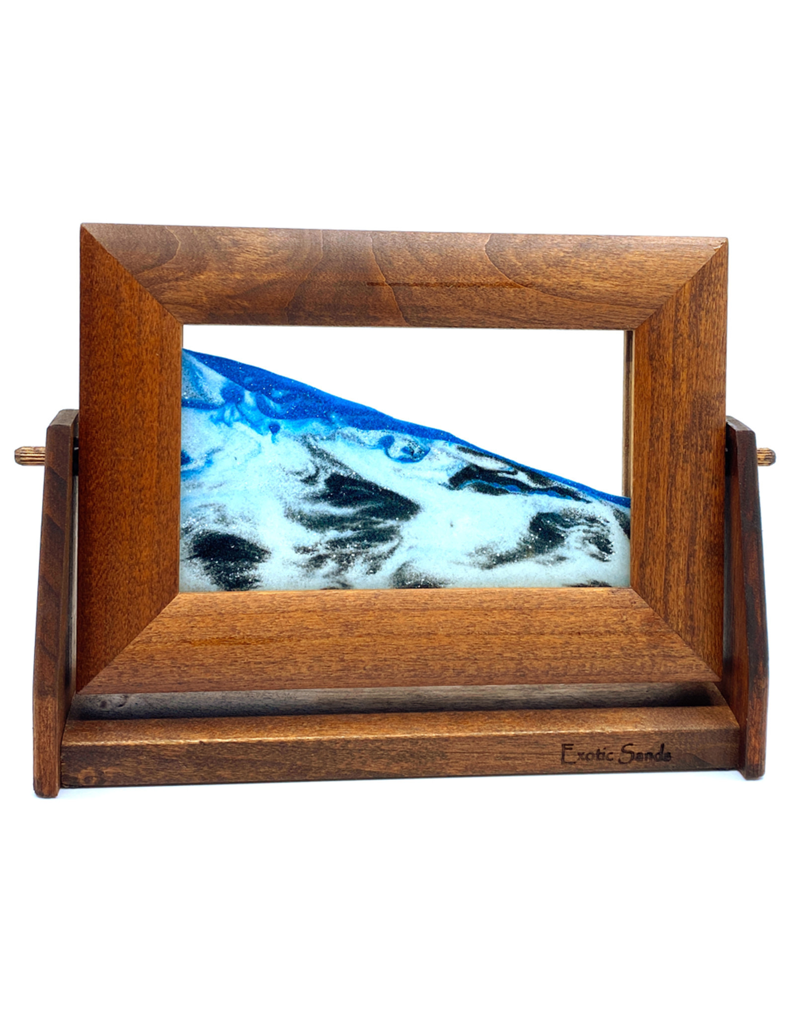 Sm14 Small Alder Frame Quality Handmade Flowing Sandscapes- Oprah's Favorite Things. Arctic Glacier Exotic Sands Sm14 Small Alder Frame Quality Handmade Flowing Sandscapes- Oprah's Favorite Things. Arctic Glacier Exotic Sands