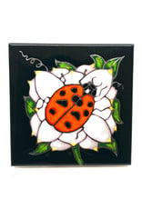 PACIFIC BLUE TILE LADYBUG TILE