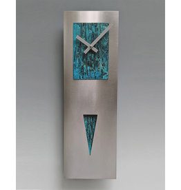 LEONIE LACOUETTE VERDI STEEL SPIKE PENDULUM CLOCK