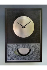 LEONIE LACOUETTE BLACK & SILVER WALID CLOCK