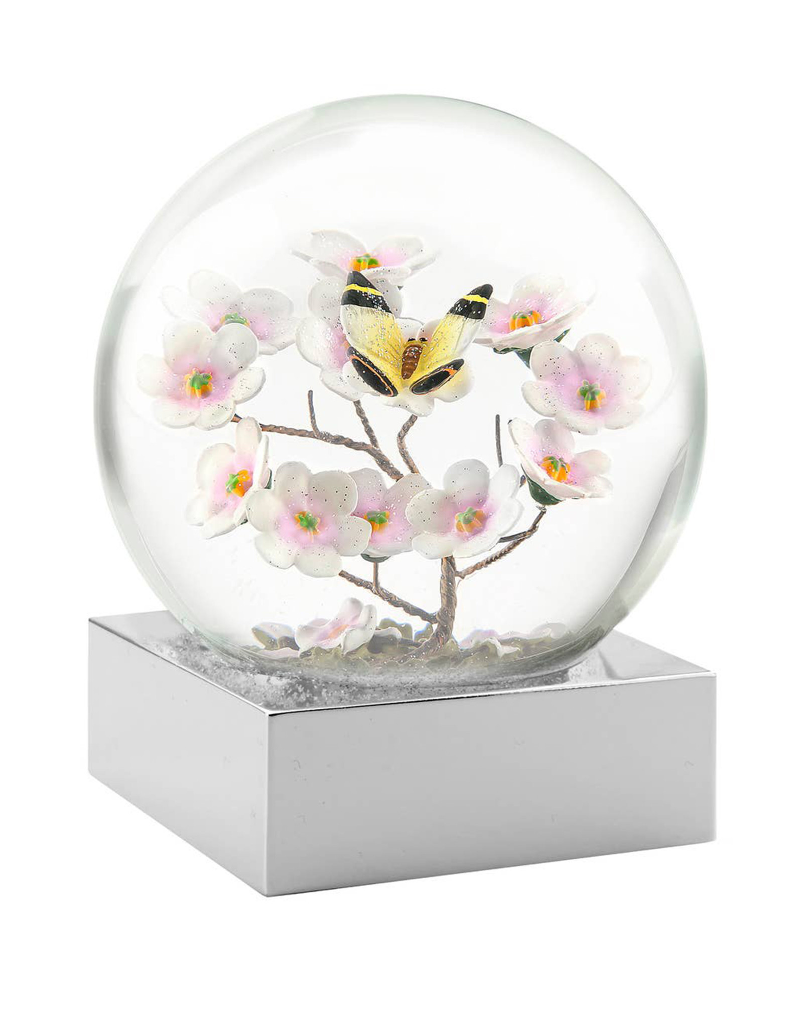 COOL SNOW GLOBES BUTTERFLY ON BRANCH SNOW GLOBE
