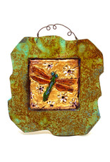 PAPER & STONE SMALL DRAGONFLY WALL PLAQUE