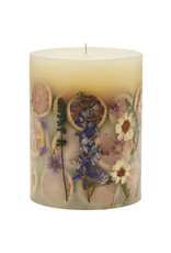 ROSY RINGS ROMAN LAVENDER MEDIUM ROUND BOTANICAL CANDLE