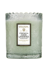 VOLUSPA FRENCH CADE LAVENDER SCALLOPED EDGE CANDLE