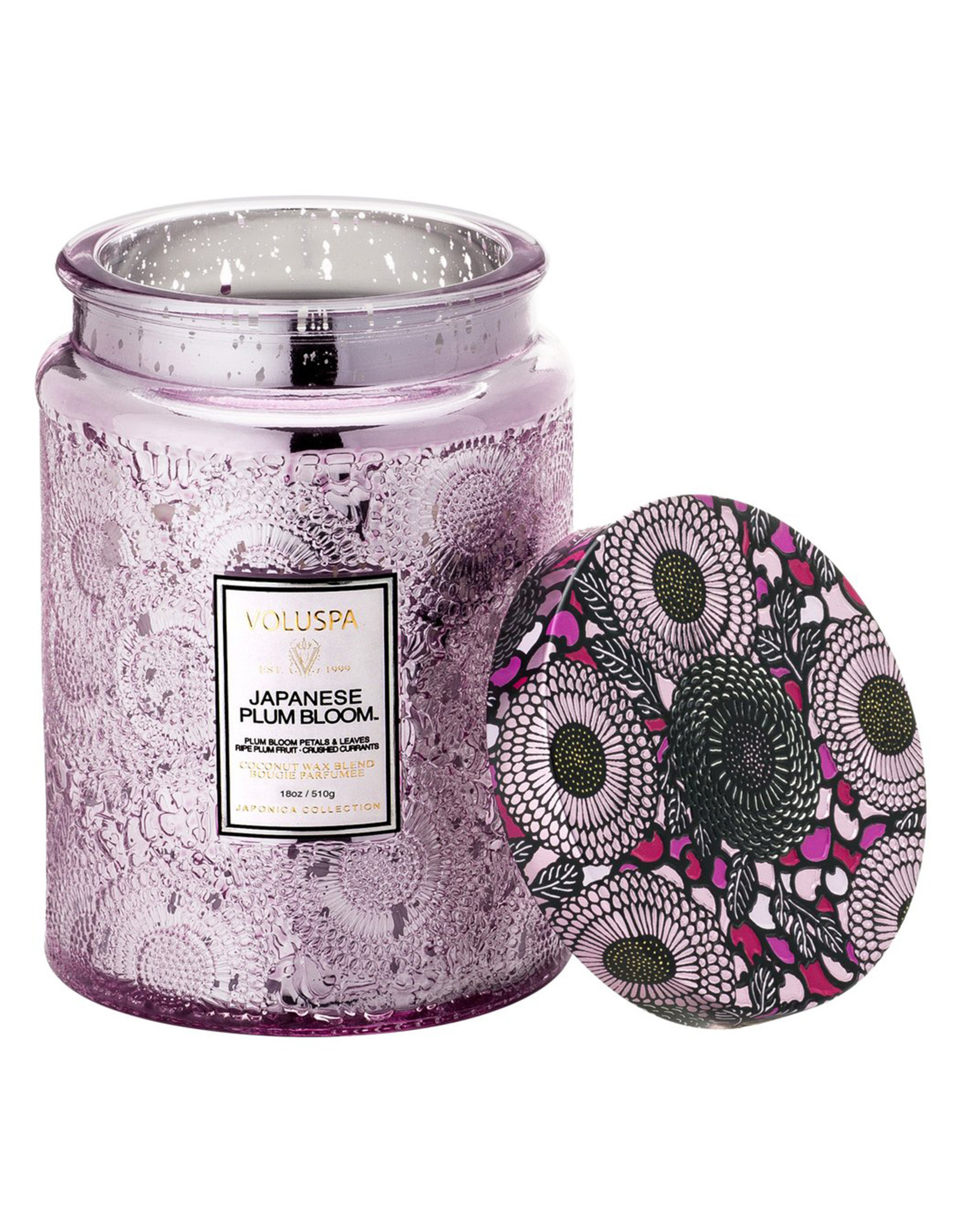 VOLUSPA JAPANESE PLUM BLOOM LARGE JAR CANDLE