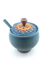 ONE ACRE CERAMICS SONNET SUGAR BOWL - LIGHT BLUE