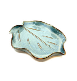 HILBORN POTTERY BLUE MEDLEY SNACK DISH