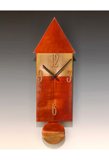 LEONIE LACOUETTE COPPER HOUSE PENDULUM CLOCK