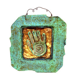 PAPER & STONE HEALING HAND WALL PLAQUE