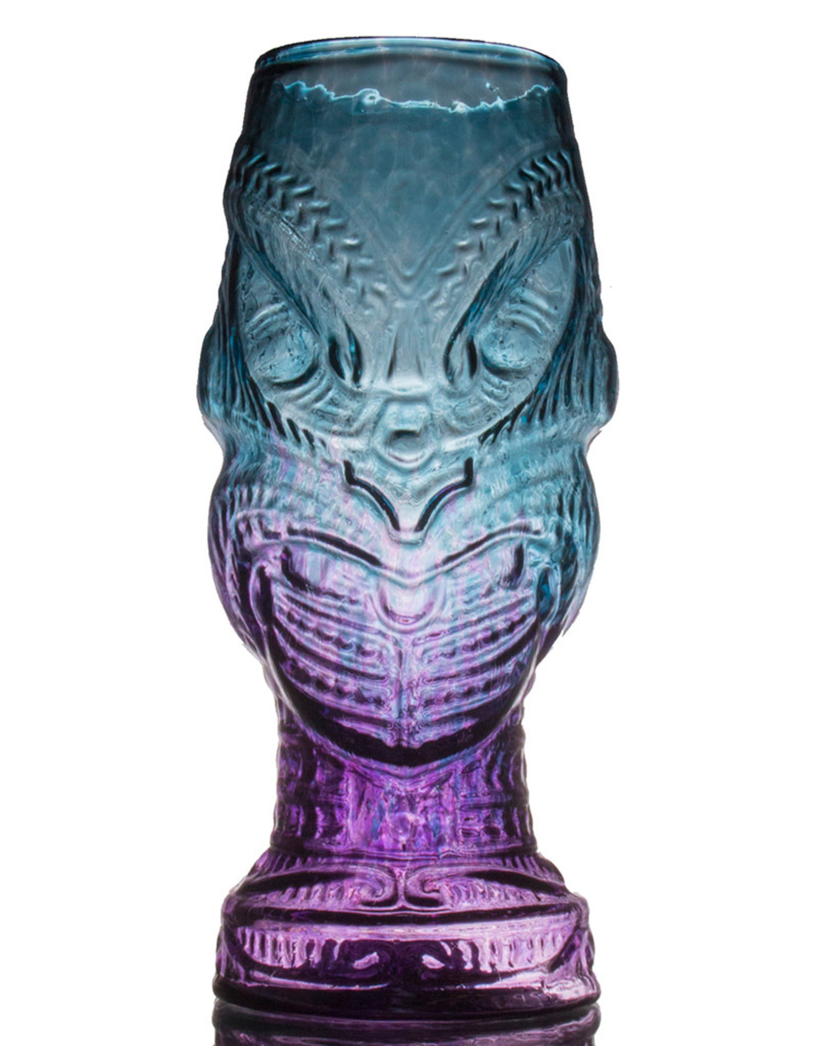 IANNAZZI GLASS DESIGN HEAD HUNTER ECLIPSE GLASS TIKI MUG