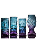 IANNAZZI GLASS DESIGN HEAD HUNTER ECLIPSE GLASS TIKI MUG