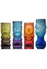 IANNAZZI GLASS DESIGN HEAD HUNTER ECLIPSE GLASS TIKI MUG