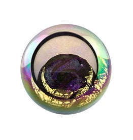 GLASS EYE VENUS PLANETARY PAPERWEIGHT