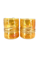 ESTEBAN PRIETO SHORT IRIDESCENT GOLD TUMBLER