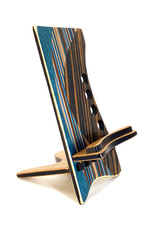 LOST ART WOODWORKS MARQUETRY INLAID PHONE STAND