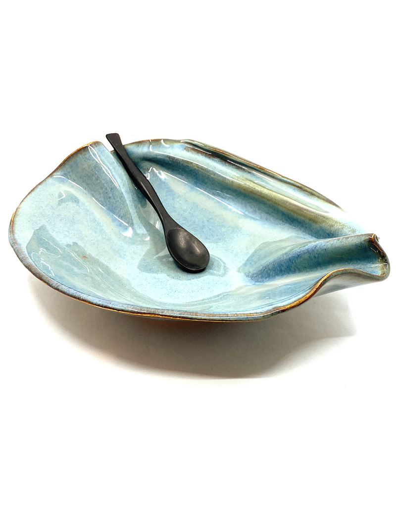 BLUE MEDLEY PISTACHIO BOWL WITH SPOON - Pot-Pourri