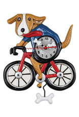 ALLEN DESIGNS BICYCLE DOG CLOCK