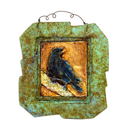 PAPER & STONE SMALL RAVEN WALL PLAQUE