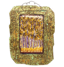 PAPER & STONE ASPEN FOREST WALL PLAQUE