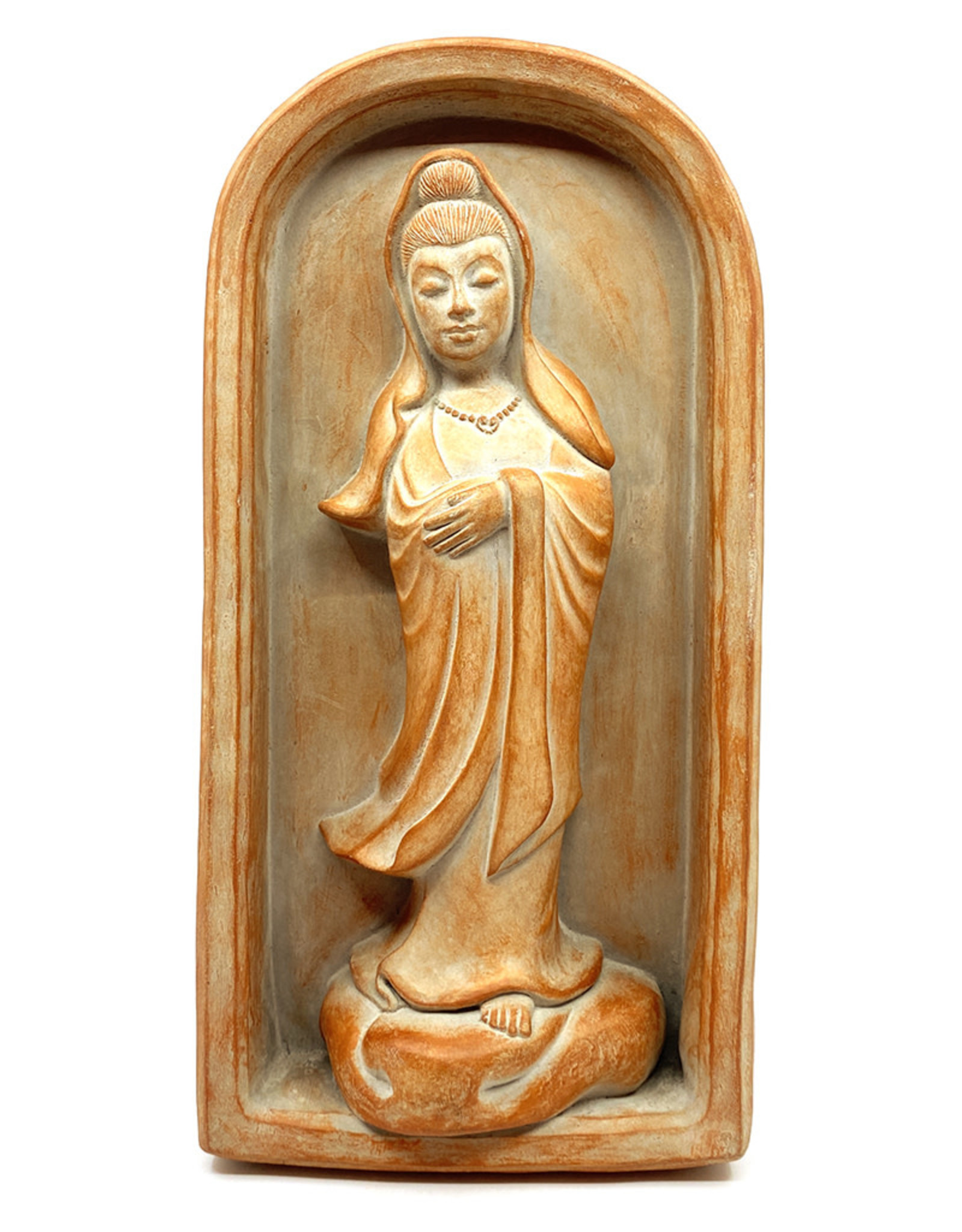 GIBSON ARTWORKS KUAN YIN WALL PLAQUE