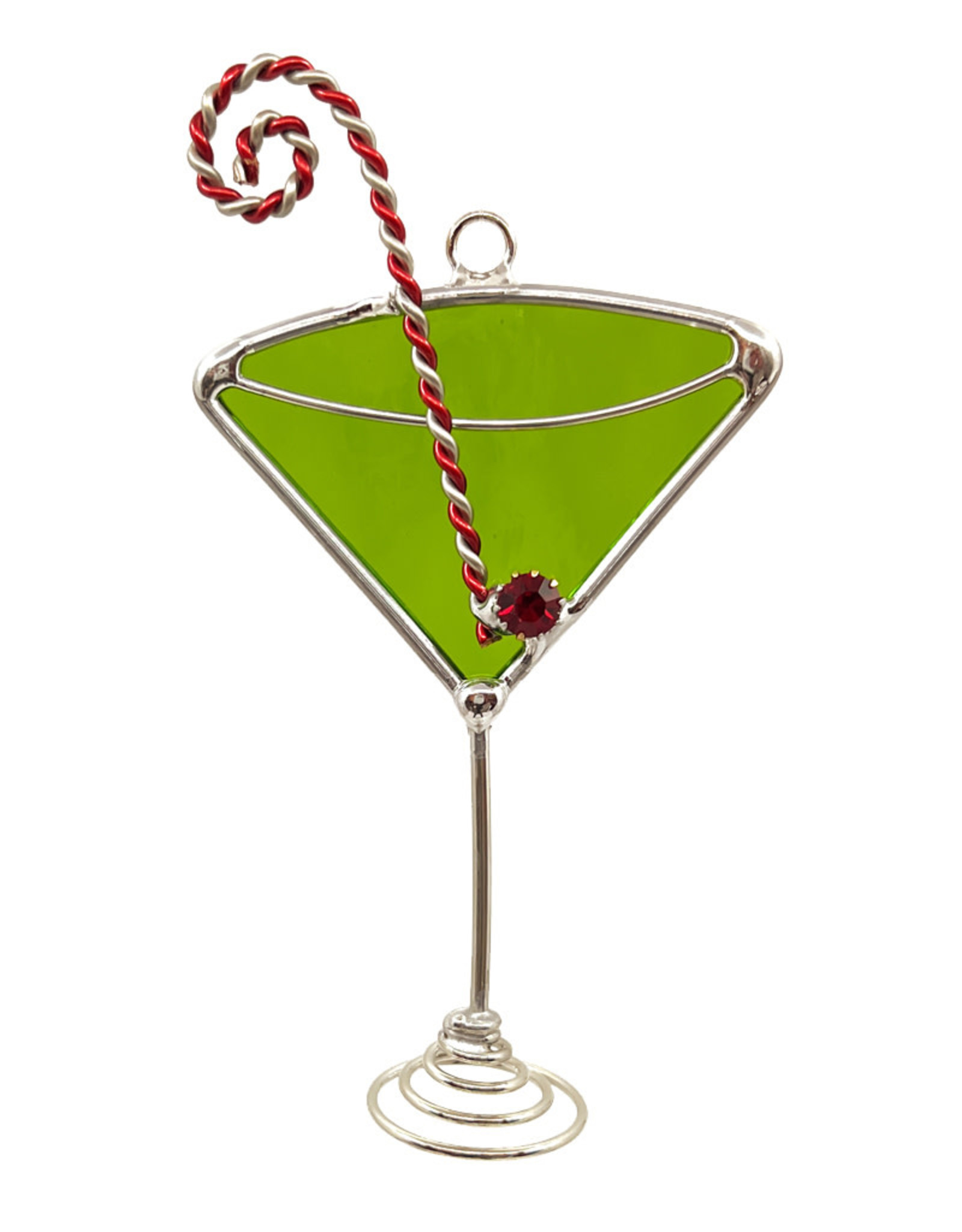 GREEN MOUNTAIN GLASS DRINK ORNAMENT