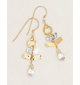 HOLLY YASHI CIEL SPARKLE EARRINGS - CLEAR