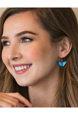 HOLLY YASHI BELLA BUTTERFLY EARRINGS - BLUE RADIANCE