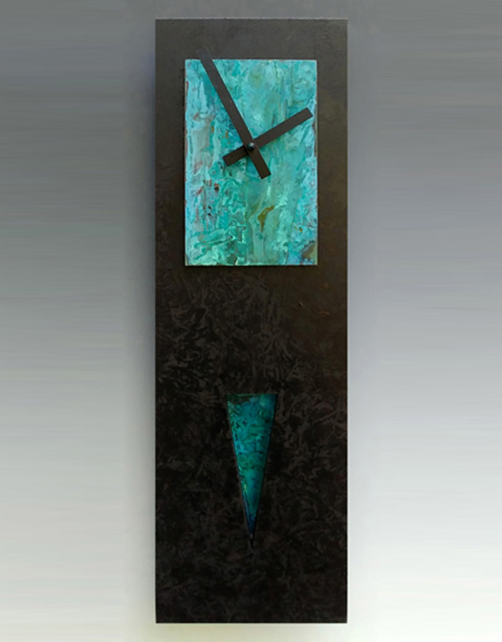 LEONIE LACOUETTE VERDIGRIS SPIKE PENDULUM CLOCK