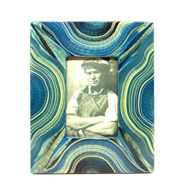 GRANT-NOREN 4X6 BLUE AGATE PICTURE FRAME