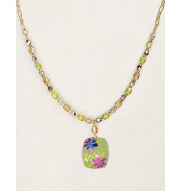 HOLLY YASHI MEADOW BEADED NECKLACE - GREEN