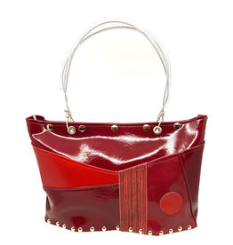 HARDWEAR BY RENEE ARTIST COLLECTION MEDIUM HANDBAG - RED BLEND
