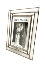 DIANE MARKIN 5X7 WHITE WISPY WINDOW PHOTO FRAME