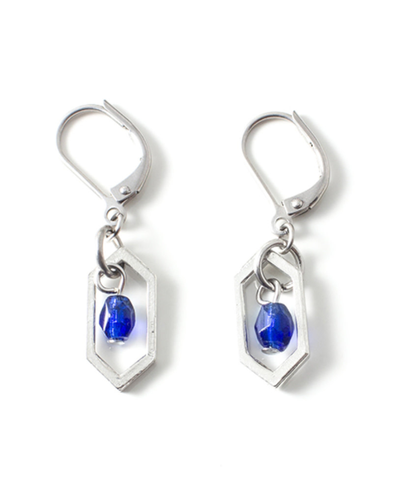 ANNE-MARIE CHAGNON CASABLANCA LAZULI EARRINGS