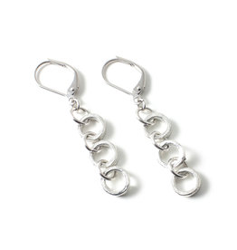 ANNE-MARIE CHAGNON DIEPPE PEWTER EARRINGS