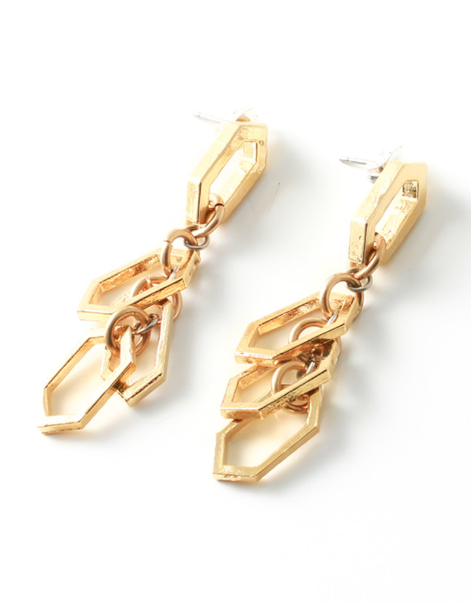 ANNE-MARIE CHAGNON NIKITI GOLD EARRINGS