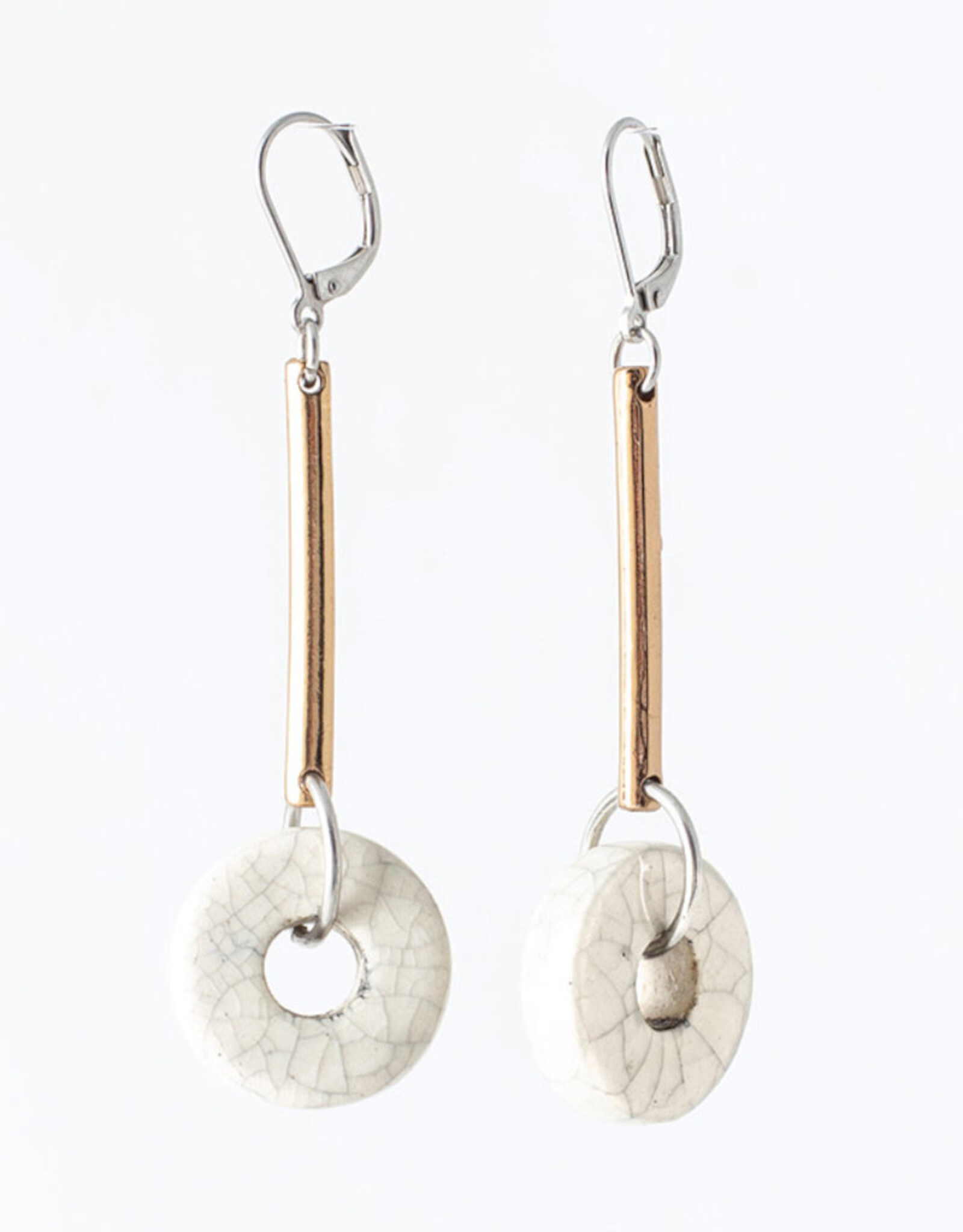 ANNE-MARIE CHAGNON MERLIN EGGSHELL EARRINGS