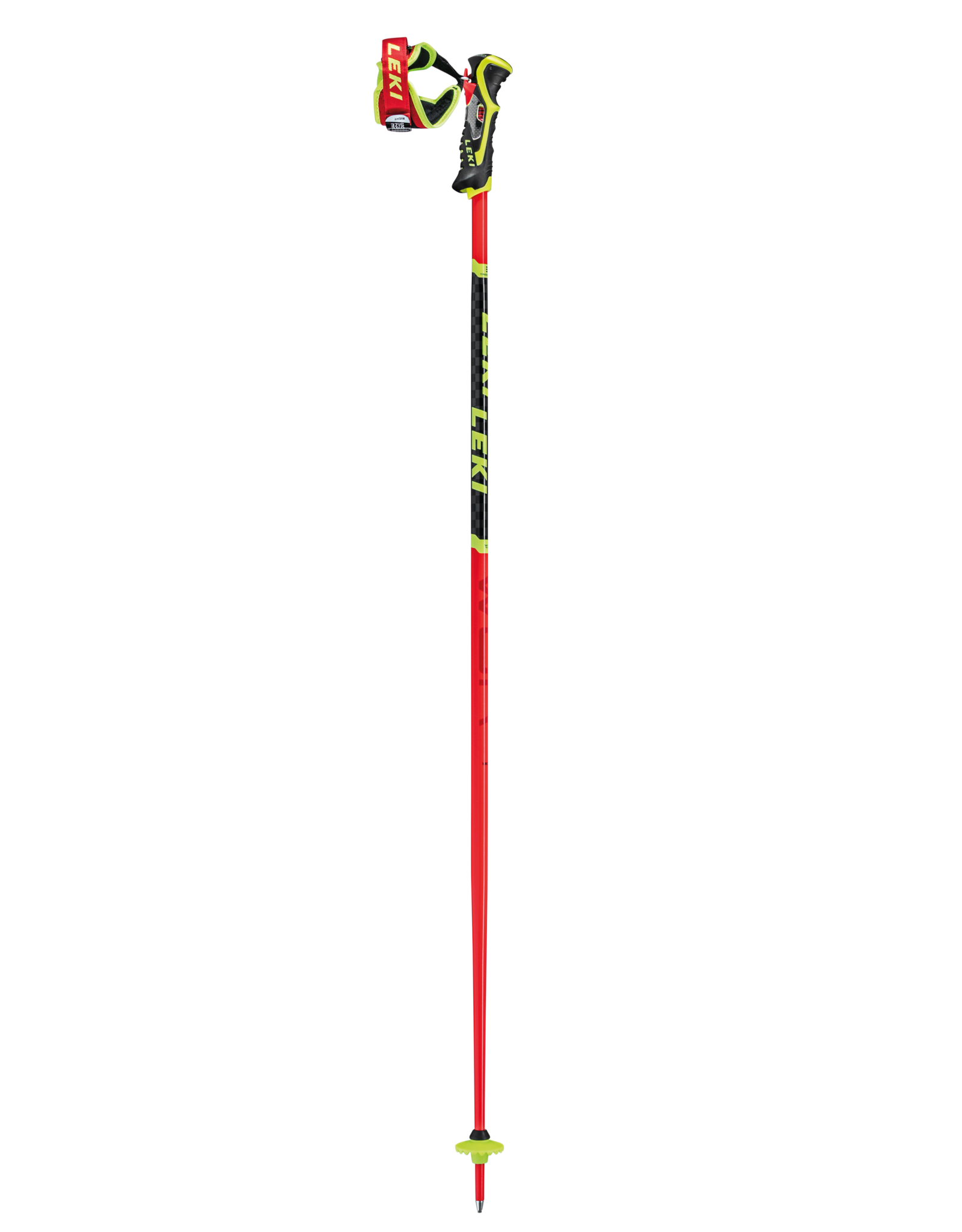 LEKI WCR TBS SL 3D BRIGHT RED/ NEON YELLOW POLES