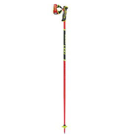 LEKI WCR TBS SL 3D BRIGHT RED/ NEON YELLOW POLES