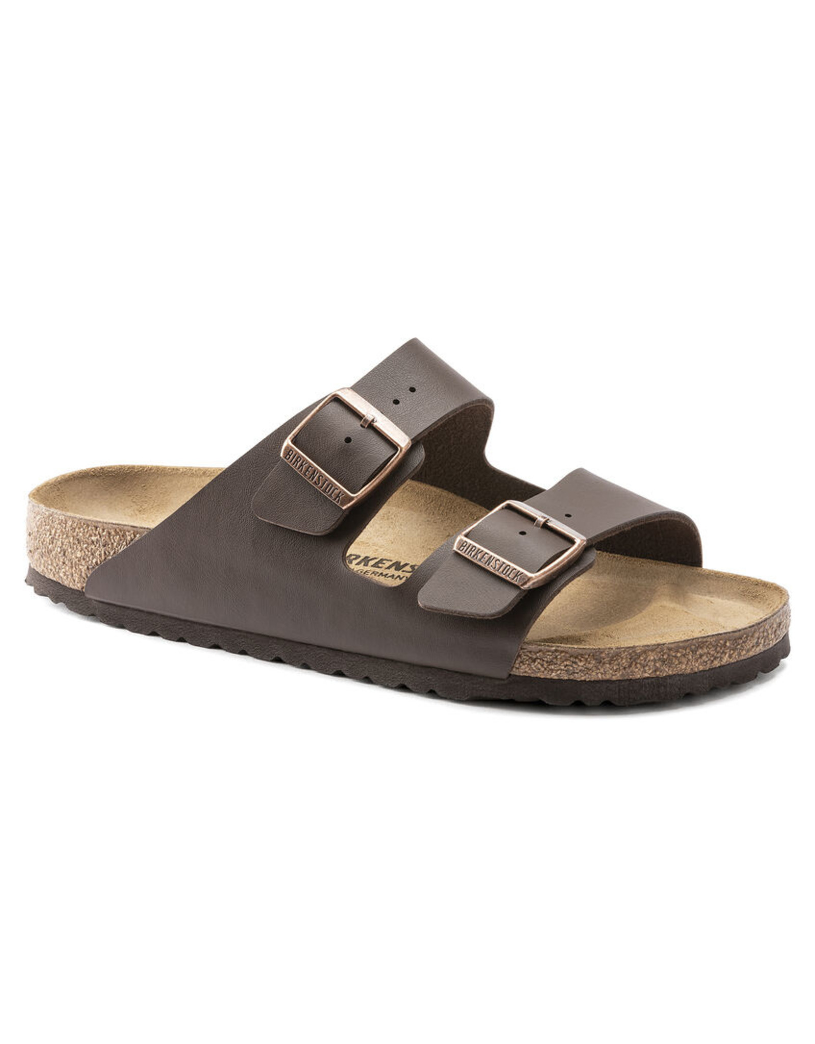 BIRKENSTOCK ARIZONA DARK BROWN BIRK-FLOR SANDAL