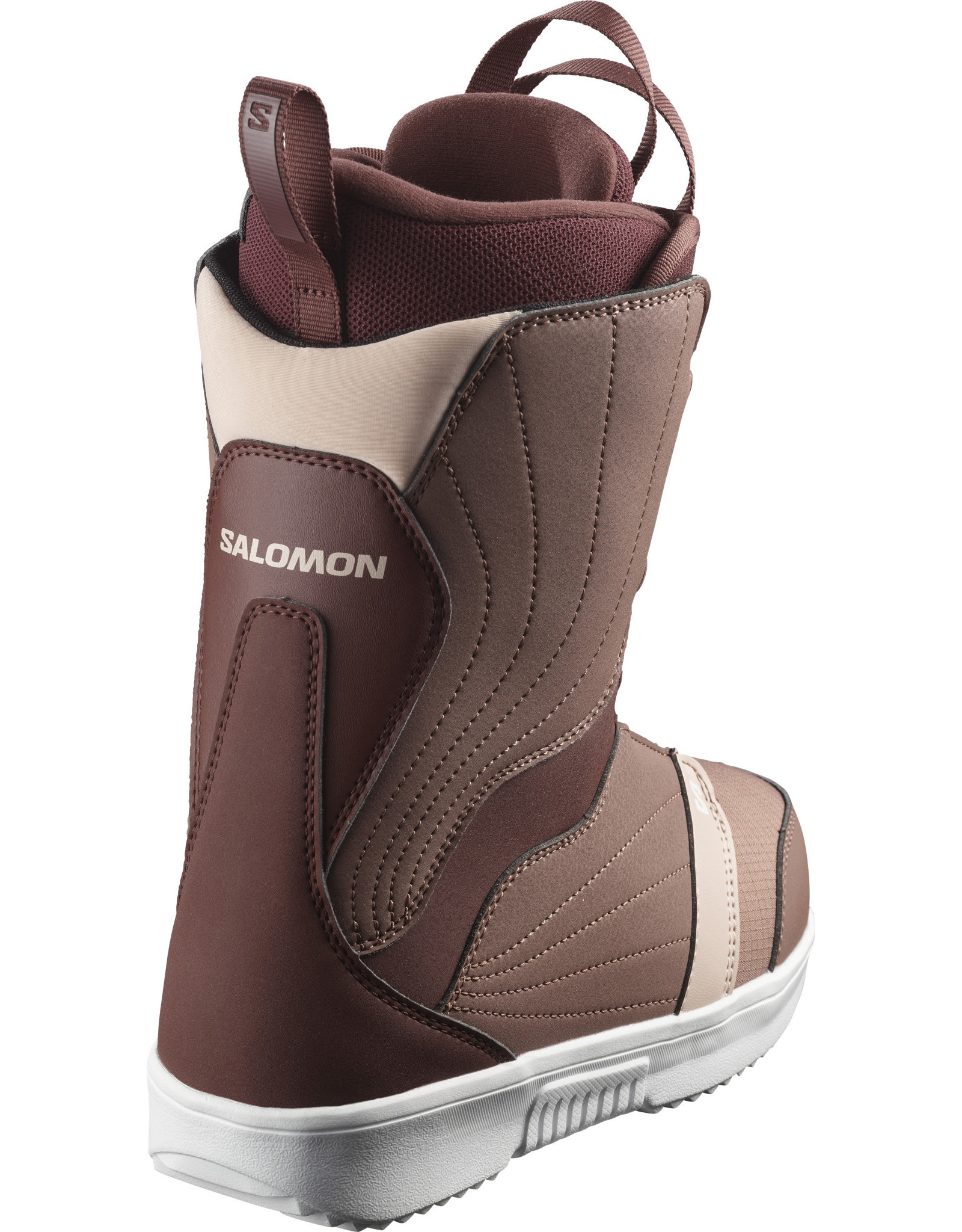 SALOMON WOMEN PEARL BOA DUSTY PINK/BURGUNDY SNOWBOARD BOOT