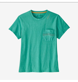 PATAGONIA WOMENS RIDGE RISE STRIPE POCKET RESPONSIBILI-TEE