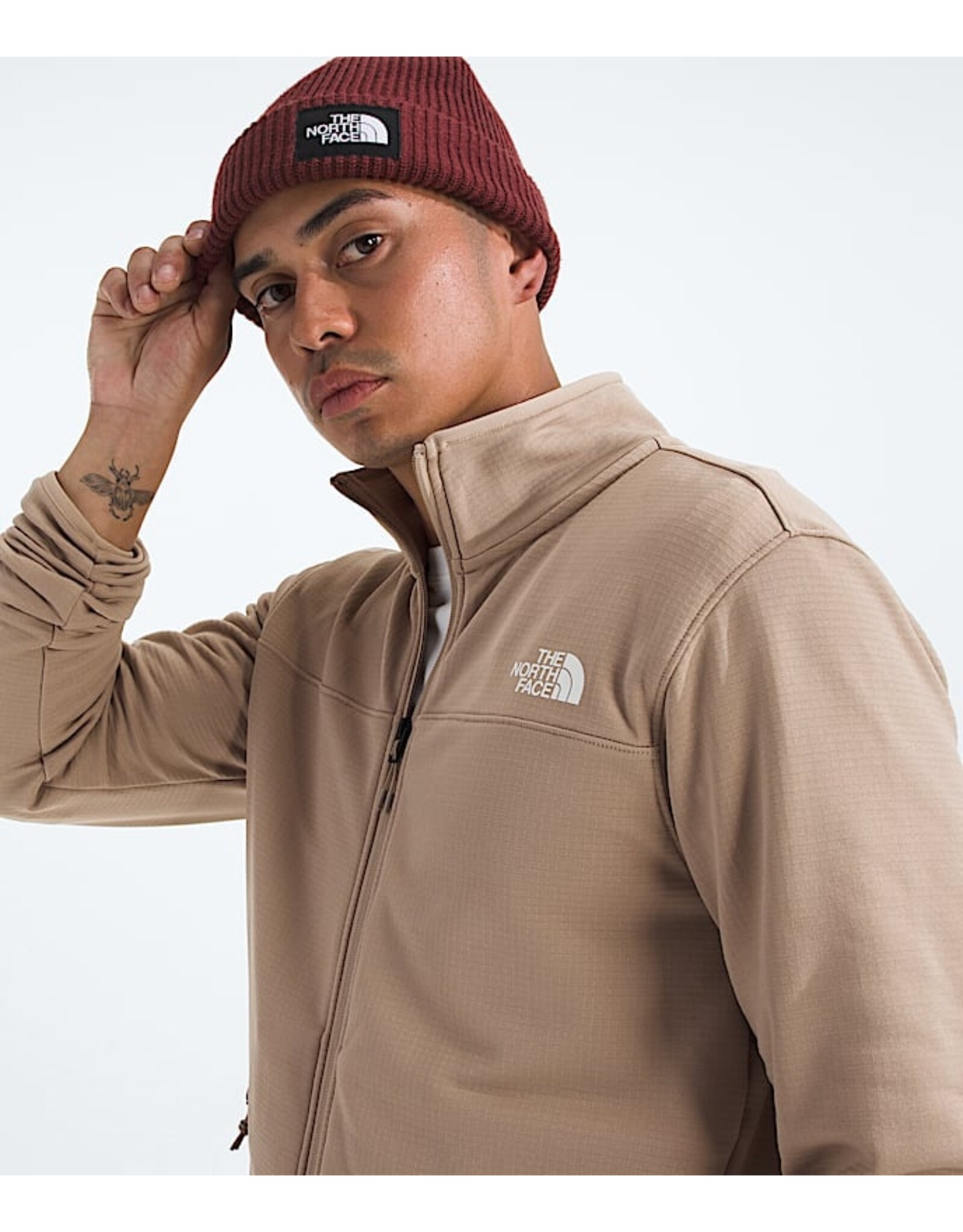 THE NORTH FACE MEN'S CEDAR TRAIL GRID FLEECE FULL ZIP JACKET