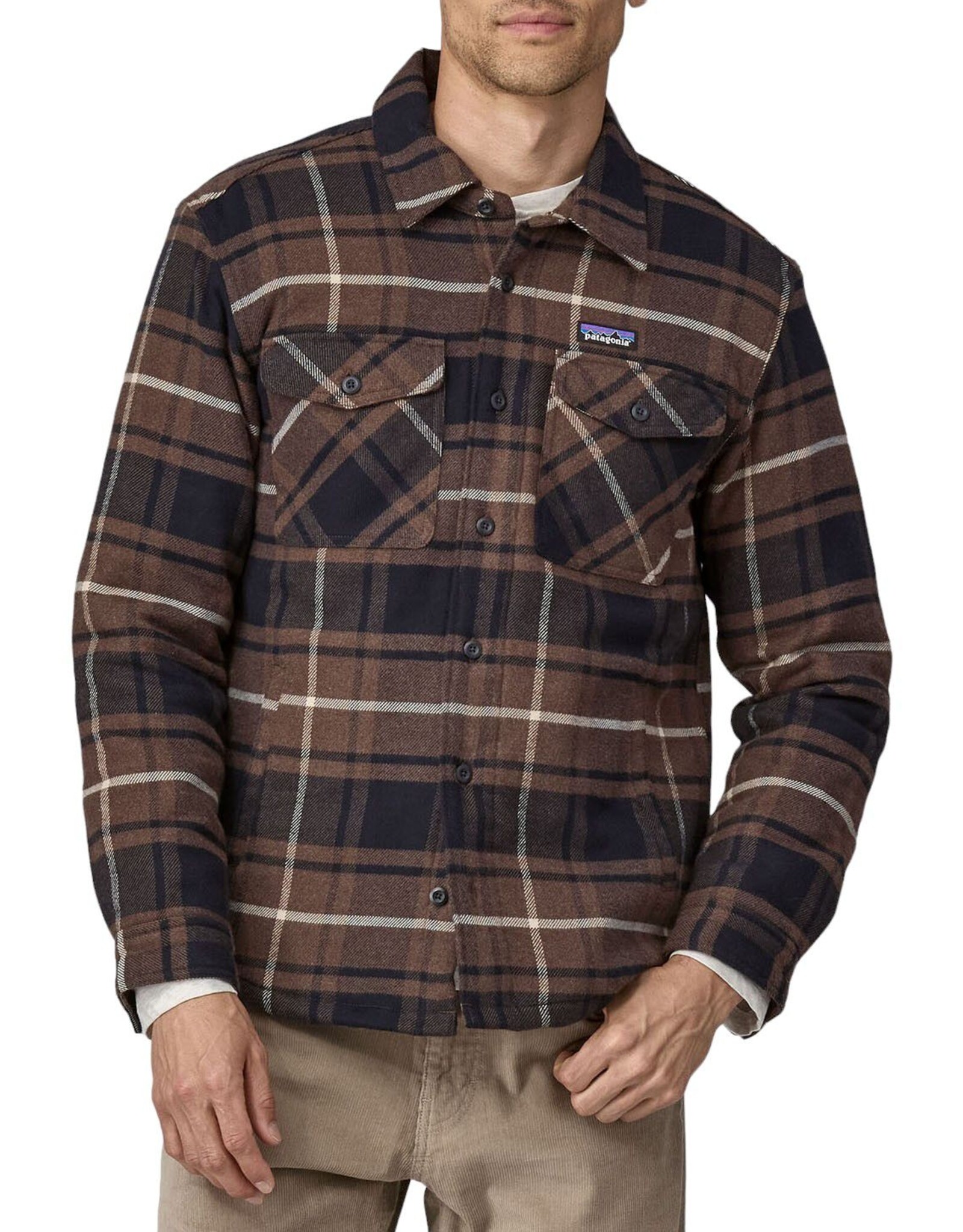 PATAGONIA MEN LW INSULATED FJORD FLANNEL SHIRT