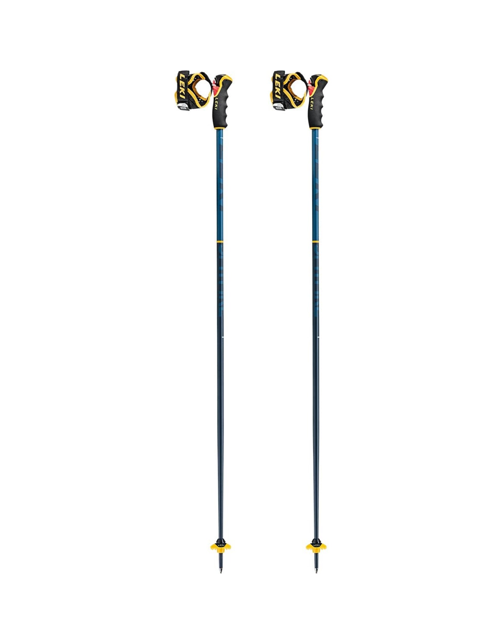LEKI SPITFIRE VARIO S 110-140 DENIM BLUE / MUSTARD
