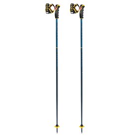 LEKI SPITFIRE VARIO S 110-140 DENIM BLUE / MUSTARD