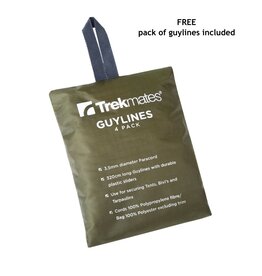 SQUARE TARP  RAINPROOF SHELTER DARK OLIVE